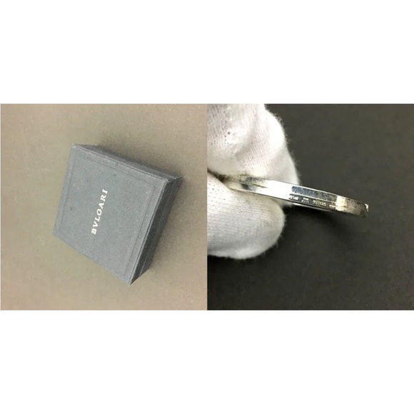 BVLGARI B Zero 1 Silver Sterling Silver 925 Key Ring Pendant + Box - Picture 9 of 14